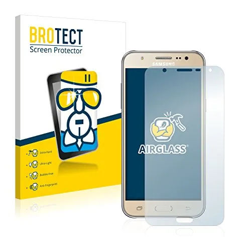 BROTECT Schutzglas für Samsung Galaxy J7 2016 Schutzfolie Made in Germany Panzer Folie Glas Displayschutz [Kratzfest 9H, Anti-Fingerprint]