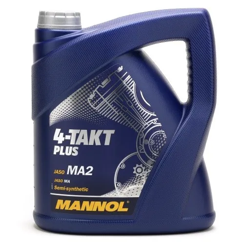 Mannol MN 4-Takt Plus 10W-40 4L - Energiesparendes Premium-Motoröl - Motoröle für moderne Benzinmotoren, bietet außergewöhnliche Kraftstoffeinsparung und verlängert die Lebensdauer des Motors durch hervorragenden Verschleißschutz.