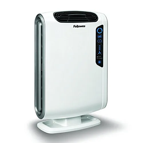 Fellowes AeraMax DX 55 Luftreiniger - Effektive Luftreinigung für Allergiker - Luftreiniger für Räume bis 28 m² mit 4-stufigem Reinigungssystem, das 99,97% der Schadstoffe filtert. Automatischer AeraSmart Sensor passt die Ventilatorgeschwindigkeit an und sorgt für reine Luft.