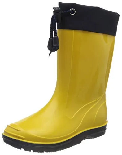 Beck Unisex Kinder Allrounder Gummistiefel, Gelb, 39 EU - Gummistiefel für Kinder, aus robustem Synthetik mit Schnellverschluss für einfaches An- und Ausziehen, ideal für nasse Abenteuer.