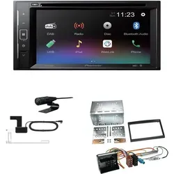 Pioneer AVH-A240DAB Autoradio mit Bluetooth und DAB für Peugeot - Das Pioneer AVH-A240DAB bietet Ihnen erstklassigen Musikgenuss mit DAB+ und Bluetooth. Ideal für Peugeot-Modelle ab 2007, ermöglicht es eine einfache Verbindung zu Ihrem Smartphone und bietet vielseitige Audio- und Videoformate.