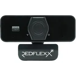 Redflexx Black Weeks % | REDCAM RC-300 Full HD-Webcam Full HD-Videoqualität mit 1080p, Integriertes Mikrofon mit Noise Cancelling