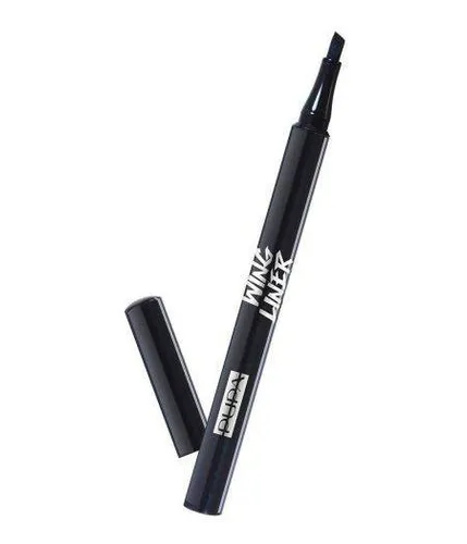 Pupa Wing Liner #001 Extra Black - Eyeliner für präzise Linien - Kajal & Eyeliner in intensivem Schwarz, ideal für präzise und langanhaltende Augen-Make-ups.