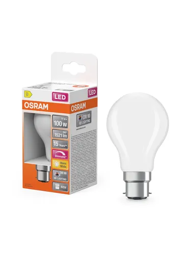 Osram LED-Lampe LED Comfort standard frosted 1521lm 11W/927 (100W) B22d dimmable E27