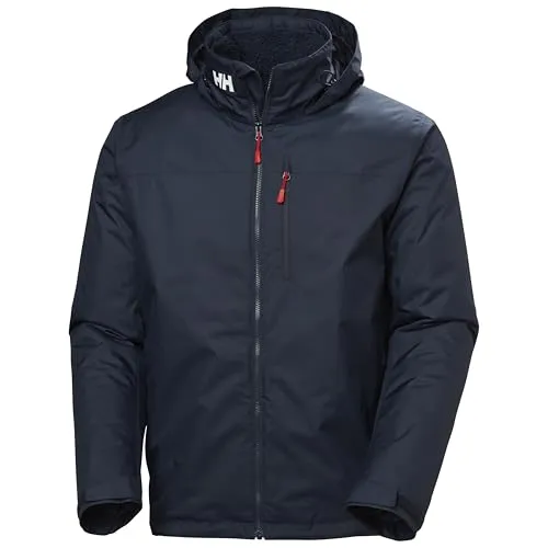 Helly Hansen Crew Hooded Midlayer 2 Jacke L Mann - Funktionsjacke mit HELLY TECH® Protection, wasserdicht und atmungsaktiv, ideal für Segler und Outdoor-Enthusiasten.