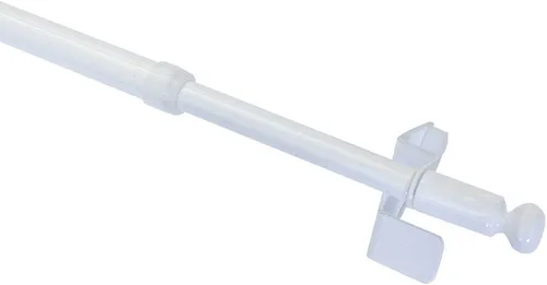 GARDINIA Scheibenstange Klemmstange Filigrano Kugel, Ø 10 mm, ausziehbar, ohne Bohren, geklemmt, Serie Press&Go