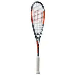 Wilson Squashschläger Hammer Team (197g, kopflastig) grau/orange - besaitet - Leistungsstarker Squashschläger mit Kopfgröße von 472cm² und einem Gewicht von nur 197g. Ideal für präzise Schläge und optimale Kontrolle im Spiel.