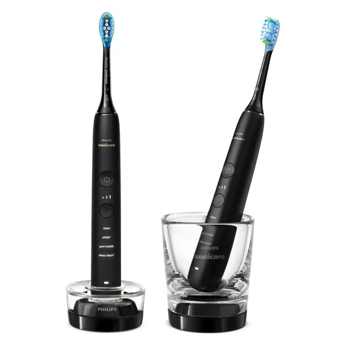 Philips Sonicare DiamondClean 9000 Doppelpack - Schallzahnbürste HX9914/54, für eine professionelle Zahnreinigung und gesündere Zähne