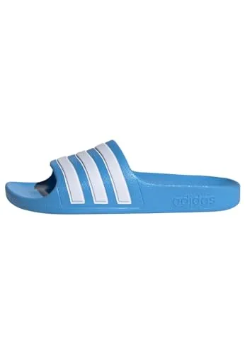 adidas Unisex Kinder Adilette Aqua Slides Kids Slipper, Blue Burst / Cloud White / Blue Burst, 35.5 EU