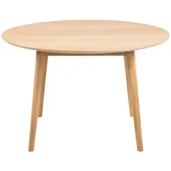 Mid.you Esstisch rund aus Eiche - Esstisch (rund) aus Eiche furniert, mit geölter Oberfläche und authentischer Ausstrahlung, perfekt kombinierbar mit verschiedenen Wohnstilen.