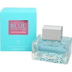 Antonio Banderas Blue Seduction for Women - 200ml Eau de Toilette - Herrendüfte: Erfrischender blumig-fruchtiger Damenduft mit Noten von Melone, Jasmin und Himbeere. Ideal für Frauen, die Weiblichkeit und Charme ausstrahlen möchten.