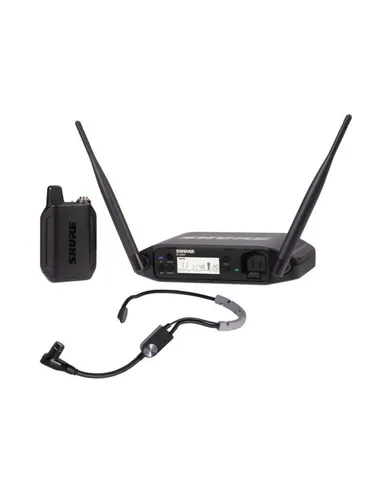 Shure GLXD14+ Digital Wireless Headset System - Mikrofone mit SM35 Headset, bietet zuverlässige Leistung durch Dual Band Technologie und bis zu 12 Stunden Nutzung dank Lithium-Ion Akku – ideal für Live-Performances.