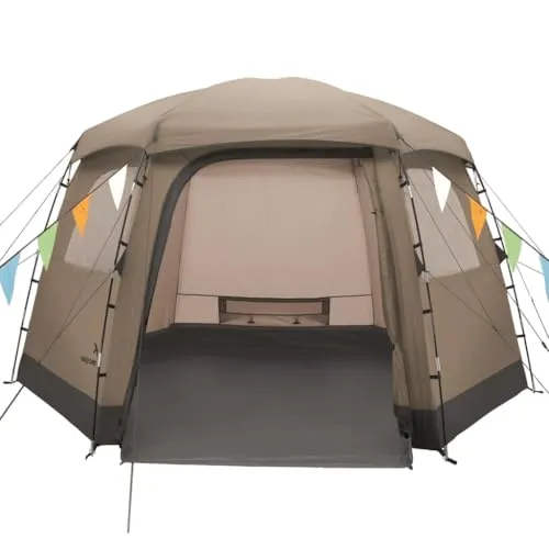 Easy Camp Zelt Moonlight Jurte für 6 Personen - Geräumiges Familienzelt für Camping und Gartenübernachtungen, bietet volle Kopffreiheit und ausgezeichnete Belüftung für ein einzigartiges Naturerlebnis.