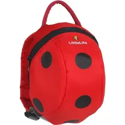 LittleLife Kleinkinder Rucksack Marienkäfer - Süßer Rucksack mit Sicherheitsleine für Kleinkinder, ideal für Ausflüge und sicheres Spielen in Menschenmengen. Entspricht höchsten Sicherheitsstandards und bietet Platz für die wichtigsten Dinge.