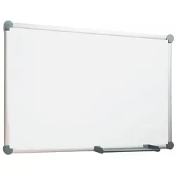 Whiteboard 2000 MAULpro, 1200 x 900 mm - Das Whiteboard 2000 MAULpro (1200 x 900 mm) bietet eine langlebige, kunststoffbeschichtete Oberfläche für den professionellen Einsatz. Es ist stark magnethaftend und ideal für effektive Präsentationen im Büro.