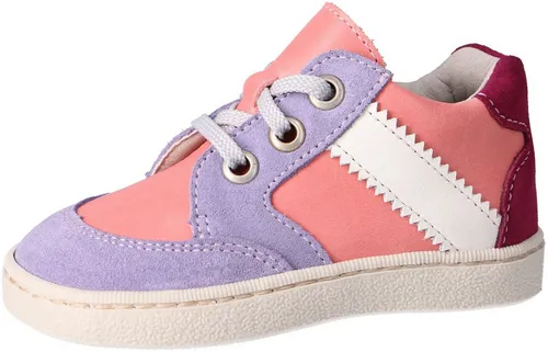 Däumling Unisex Kinder Lauflern Bas Lauflernschuhe Klettstiefel lila 26,0 - Wanderschuhe für Kinder, ideal für die ersten Schritte mit bequemem Klettverschluss und weichem Velours-Obermaterial in trendigem Turino violetto.