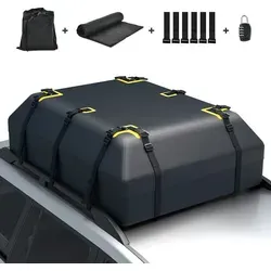 600L Faltbare Auto Dachbox mit Zahlenschloss - Gepäckträger mit 600L Volumen, faltbar für einfache Lagerung und mit Zahlenschloss für zusätzliche Sicherheit.