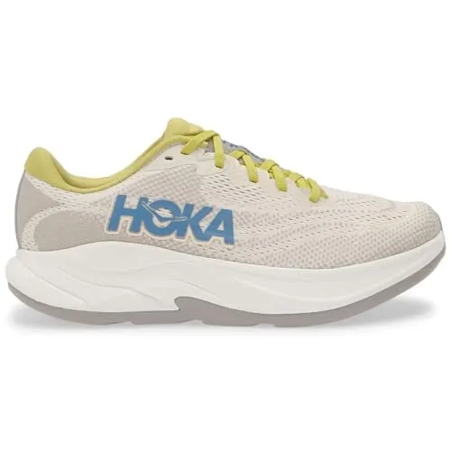 Hoka Herren Rincon 4 beige 45.3 - Der Hoka Rincon 4 überzeugt durch Leichtigkeit und Dämpfung. Ideal für Läufer, die Komfort und Atmungsaktivität schätzen. Das minimalistische Design und die gepolsterte Fersenkappe sorgen für ein angenehmes Laufgefühl.