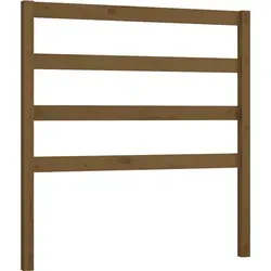 vidaXL Kopfteil Honigbraun 95x4x100 cm aus massivem Kiefernholz - Klassisches Bett-Headboard aus hochwertigem Kiefernholz mit modernem Lattendesign, ideal als stilvolle Rückenstütze beim Lesen oder Filme schauen.
