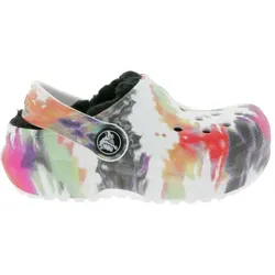 Crocs Classic Lined Tie-Dye Clog für Kinder Black/Multi 206341-0C4-C 22-23 - Bunt