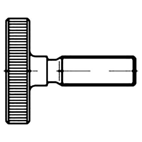 TOOLCRAFT 112077 Rändelschrauben M5 16mm DIN 653 Stahl 50St.