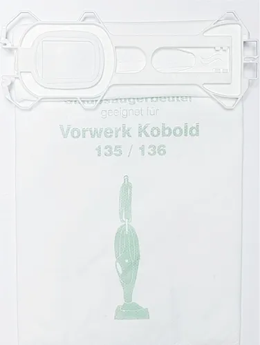 Staubsaugerbeutel passend für Vorwerk VK 135, 136  Kobold 135, 136 12