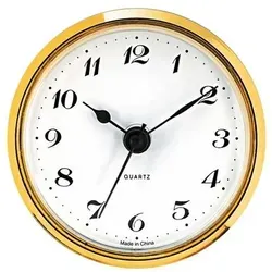 Selva Technik Wanduhr Einsteckwerk UTS Trommel Ø 57mm - Wohnaccessoires: Hochwertige Wanduhr mit antikem Zifferblatt und einfacher Montage, ideal für stilvolle Raumgestaltungen.