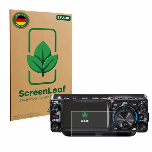 2x ScreenLeaf Displayschutzfolie für Yaesu FTX-1 nachhaltig verpackt