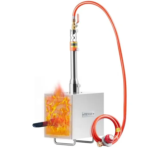VEVOR Tragbare Propan-Schmiede 1 Brenner - Sonstige Angebote unserer Händler - Hochwertiger Schmiedeofen mit 1427°C, ideal für Metallverarbeitung und kreative Projekte, tragbar und einfach zu bedienen.