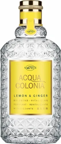 Acqua Colonia Lemon & Ginger Eau de Cologne 100 ml 4711 - Eau de Cologne für Damen mit erfrischender Zitrusnote, die Körper und Geist belebt und an sonnige Tage in Sizilien erinnert.