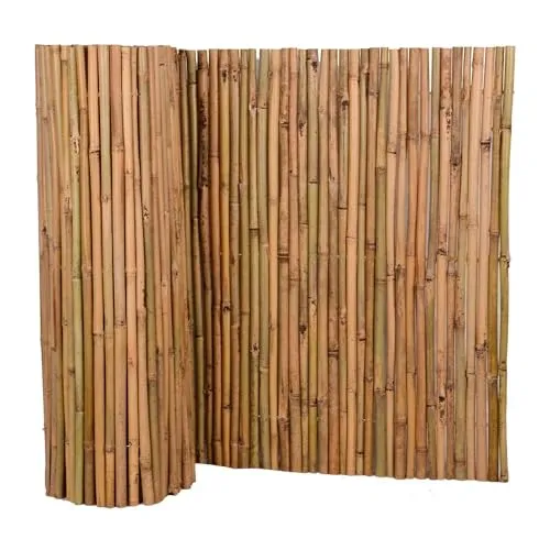 UNUS Sichtschutzmatte aus Bambus 80x500cm für Garten, Balkon und Terrasse - Bieten Sie optimalen Wind-, Sonnen- und Sichtschutz mit unserer robusten Bambusmatte. Ideal zur dekorativen Gestaltung und einfachen Montage an Geländern oder Zäunen. Witterungsbeständig und stabil für langfristige Nutzung.
