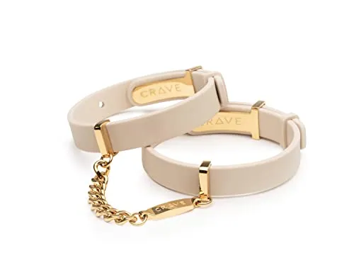 Crave - ID Cuffs Handfesseln Handschellen Bondage BDSM 18k vergoldet