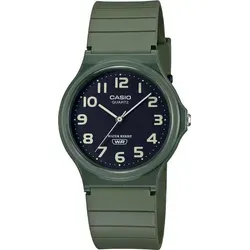 Casio MQ-24UC-3BDF Uhr in Grün/Dunkelblau - Stilvolle Quarzuhr mit minimalistischem Design, ideal für jeden Anlass. Robustes Kunststoffgehäuse und wasserdicht bis 3 BAR – perfekt für den täglichen Einsatz.