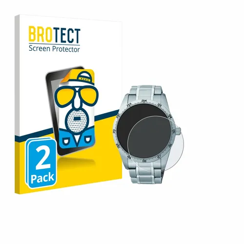 2x Schutzfolie Matt für Seiko 5 Sports SRP513K1 Displayschutz Antireflektierend