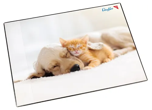 Läufer Schreibunterlage Hund und Katze 400 x 530 mm