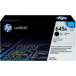 Original HP Toner 645A C9730A schwarz - für LaserJet 5500/5550, 13.000 Seiten Kapazität, 100% Funktionsgarantie und ideal für hochwertige Druckergebnisse