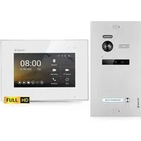 Balter Video-Türsprechanlage EVO HD - Komplettset mit Full HD Kamera - Haus-Alarmanlagen mit 7-Zoll-HD-Monitor und 175° Ultra-Weitwinkel Kamera für gestochen scharfe Bilder und Nachtsicht. Ideal für mehr Sicherheit und Komfort in Ihrem Zuhause!