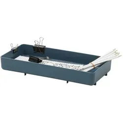 Vitra Tablett Chap Tray meerblau, Designer Konstantin Grcic, 41.5x6.5x20 cm