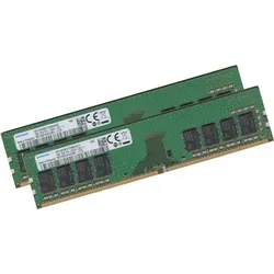 Samsung 16GB (2x 8GB) DDR4 2666 MHz RAM Speicher für PC - Hochleistungs-RAM Kit für PC-Systeme, bietet zuverlässige Performance und Stabilität bei Anwendungen und Spielen. Ideal für Upgrade und optimale Nutzung.