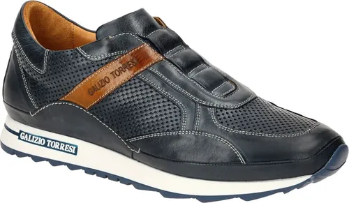 Galizio Torresi Sneaker 414040 V.70108 - Herren Sneaker aus Glattleder, Blau, EU 45 - Slipper & Mokassins für Herren, hochwertige Verarbeitung aus Glattleder mit herausnehmbarer Decksohle für individuellen Komfort.