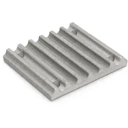 Klemmplatte für Zahnriemen HTD-8M, 30mm breit - Sonstige Elektroinstallationsartikel, ideal zur sicheren Befestigung von Zahnriemen mit sandgestrahltem Profil für optimalen Halt.