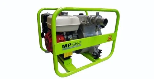 Pramac Wasserpumpe MP 66-3 - Leistungsstarke Benzinwasserpumpe - Steckdosen- & Schalterteile, ideal für den Einsatz auf Baustellen und in der Landwirtschaft, zuverlässige Leistung mit dem robusten FC660GH1000 Motor.
