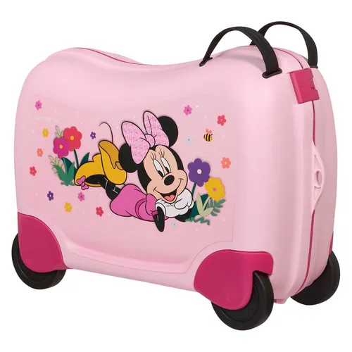 Samsonite Dream2Go Disney Kinderkoffer 52 cm - Minnie Flower Power - Robuster Kinderkoffer mit verspieltem Minnie-Motiv, ideal für kleine Reisen. Handgepäcktauglich mit 30 Litern Volumen und 4 Rollen für mühelose Mobilität.