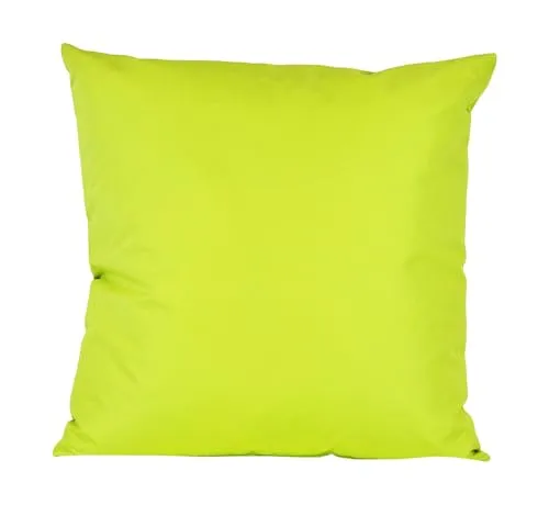 JACK 40x40cm Outdoor Lounge Kissen Dekokissen inkl. XXL-Füllung Wasserabweisend Sitzkissen Garten Stuhl Lotus Effekt, Farbe:Limette