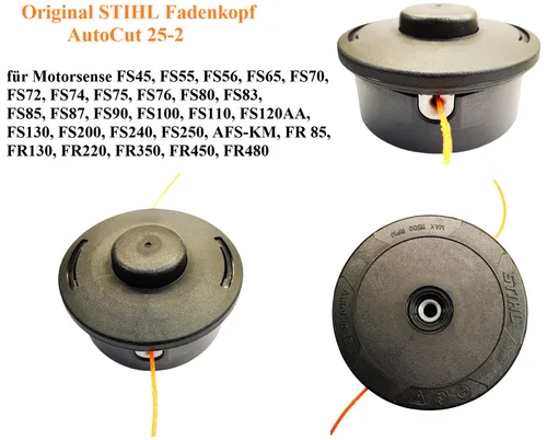 Stihl Maaikop AutoCut 25-2 2,4 MM - Zubehör für Gartengeräte: Halbautomatischer Mähkopf mit 2,4 mm Fadenstärke, ideal für effizientes Mähen und Ausputzen ohne Unterbrechungen.