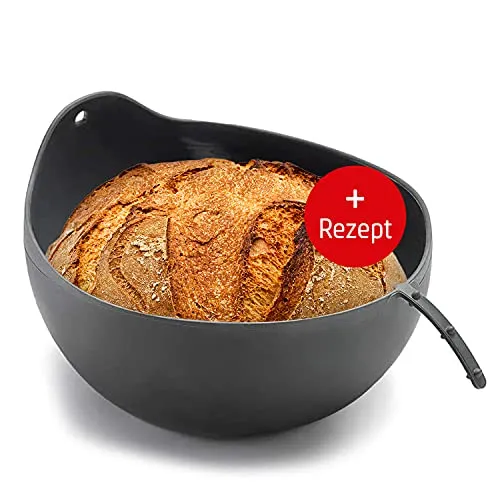 Coolinato Brotbackform - Silikon 3-in-1 Universalschüssel, hitzebeständig bis 230°C und platzsparend für die moderne Küche