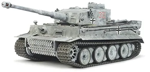 Dickie - Tamiya 300056010 - 1:16 RC Panzer Tiger 1 Full Option - RC-Modelle mit Multifunktionseinheit MF-01 für beeindruckende Sound- und Lichteffekte, perfekt für Modellbau-Enthusiasten.