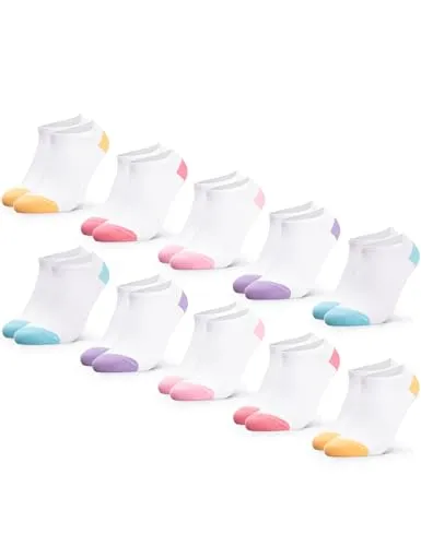 Occulto Damen Sneaker Socken 10er Pack (Modell: Maja) Weiß Mix 39-42