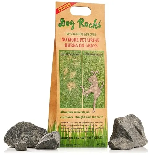 Dog Rocks Urinpflaster Preventer 200g Beutel - Erziehungshilfen für Hunde, schützt Ihren Rasen vor unschönen Urinflecken und sorgt für ein gesundes Wachstum.