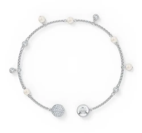 Swarovski Remix Collection Delicate Pearl Strand Armband 5560661 - Elegantes Armband aus der Swarovski Remix Collection, verziert mit zarten Perlen, ideal für jeden Anlass und perfekt zum Kombinieren.